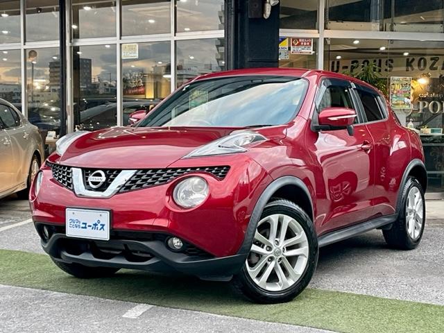 沖縄の中古車 日産 ジューク 支払総額 130.7万円 リ済込 2018(平成30)年 3.5万km ラディアントレッドＰＭ