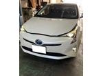 トヨタ　プリウス　車検、エンジンオイル、オイルエレメント、エアーエレメント、発炎筒交換　ウォッシャー液補充など　代車無料　指定工場　【　松本市　安曇野市　】