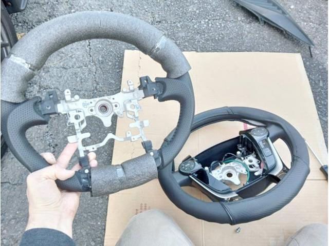 アクアのステアリング交換とクルーズコントロール取付を行いました！