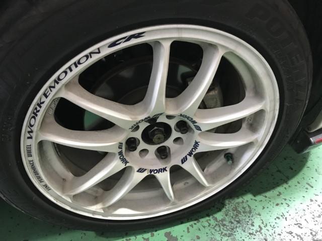 日産　マーチ　ニスモ　S（K13改）フロントブレーキパッド交換とリヤブレーキシュー交換　サスペンション・足回りパーツ取付　国産車・輸入車対応・車検・整備・見積もりもお任せ下さい！八王子/日野/多摩地区/相模原/他地域のお客様も大歓迎です！